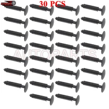 (Pack of 30) Push In Rocker Panel Molding Retainer Clips for Ford Mustang