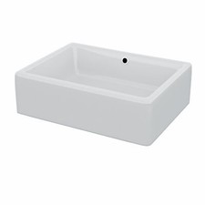 510 mm Counter Top Basin Rectangle Cloakroom Bathroom Wash Sink | Lomond