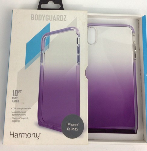 BODYGUARD HARMONY PURPLE/CLEAR CASE iPHONE Xs MAX FREE SHIPPING - Picture 3 of 3