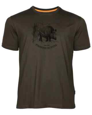T-Shirt Pinewood ''Wildboar''.  Mit Wildschwein-Druck. Aus Baumwolle