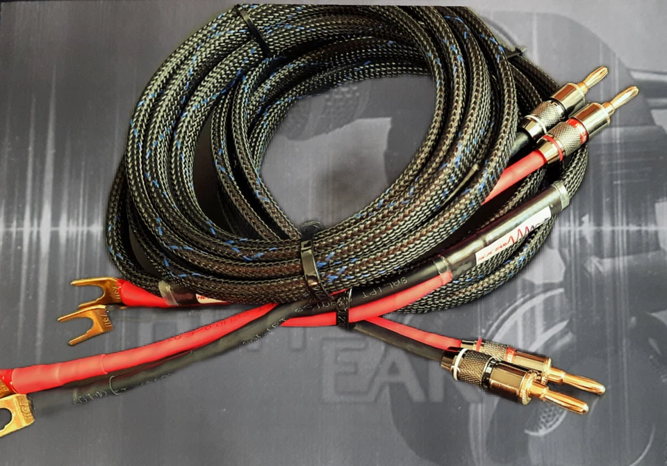 CAVI DI POTENZA PER DIFFUSORI BI-WIRING JUMPER HI-END HI-RES HI-FI TOP UPGRADE! - Immagine 3 di 4