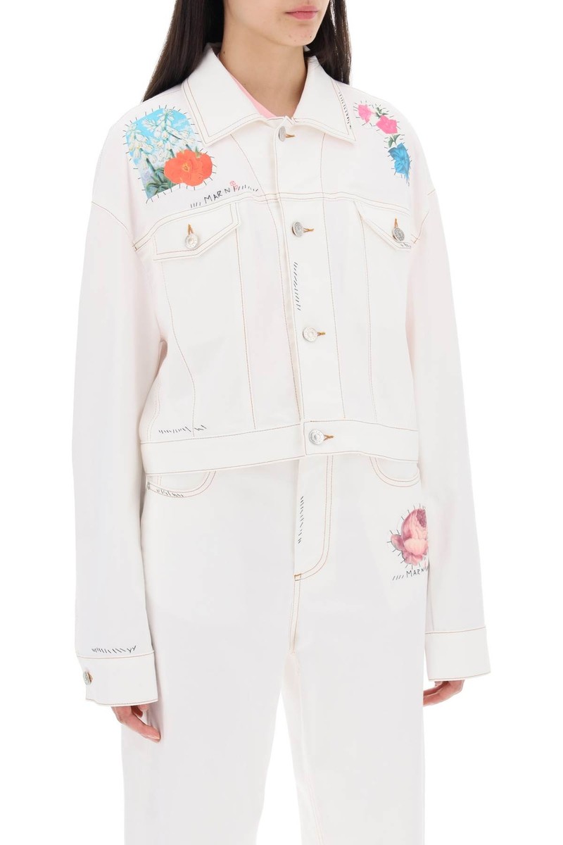 Jacket MARNI Women Sz. 42 GIJD0236SXUTC341 00W01 White | eBay
