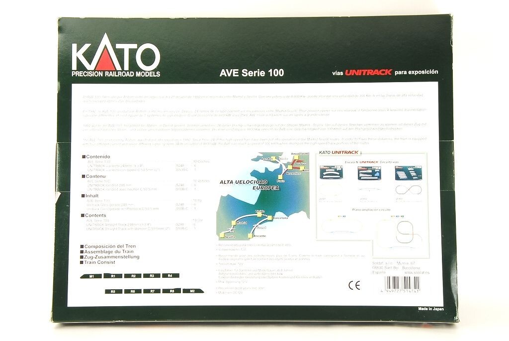 KATO N-Scale 10719-1 AVE Serie 100 conjunto de 10 coches 10