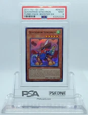 YUGIOH TU06-EN005 QUICKDRAW SYNCHRON SUPER RARE HOLO FOIL PSA 9 MINT #43252228