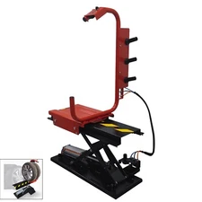 Pneumatic Wheel Balancer Car Repair Tire Elevator Lifting Machine 165lbs 6-8 Bar