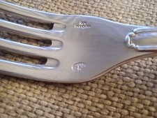 Forchetta da tavola Sambonet Baroque Alpaca Argentata 