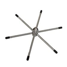 Workman WIL-KIT-B CB Radio Antenna Ground Plane w/ Black TIP Covers NEW