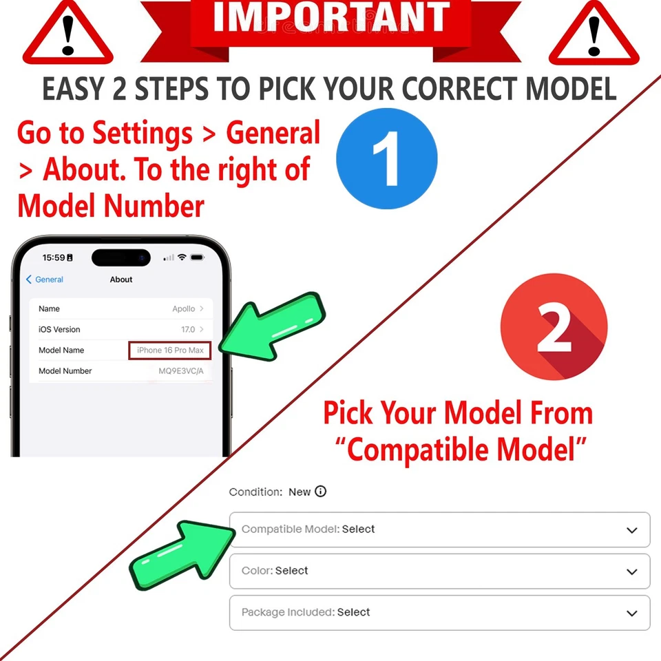Funda para teléfono iPhone 13 Pro Max/13 Pro/13 a prueba de golpes pantalla vidrio protector Foto 2 de 4