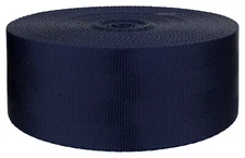 2 Inch 4 Panel Navy Blue Light Weight Nylon Webbing Closeout, 5 Yards