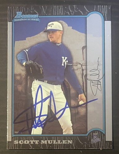 1999 Bowman International #302 Scott Mullen Kansas City Royals Signed Card Auto - 第 1/1 張圖片