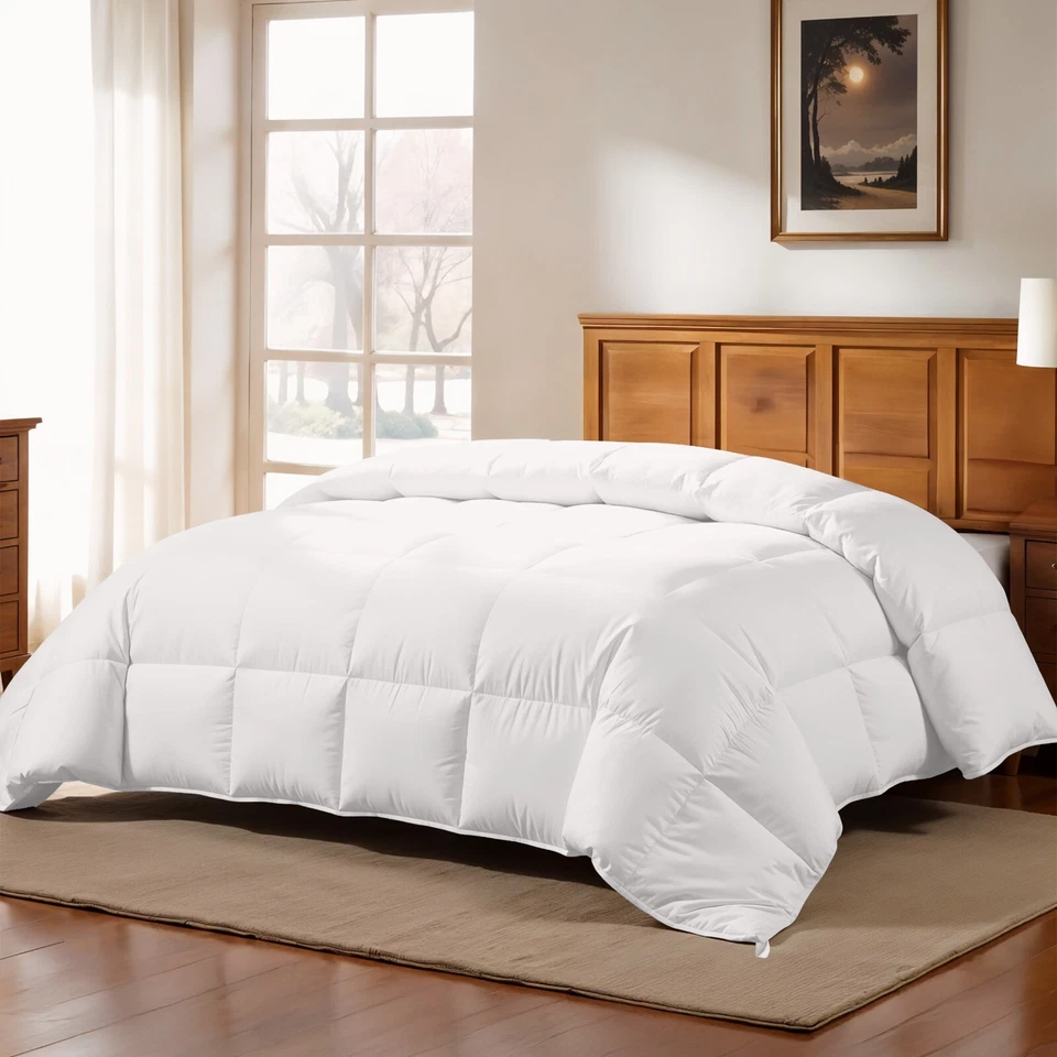Luxury Bedding Comforter Duvet Insert With Corner Tab King Queen Size All Season - Image 3 of 4