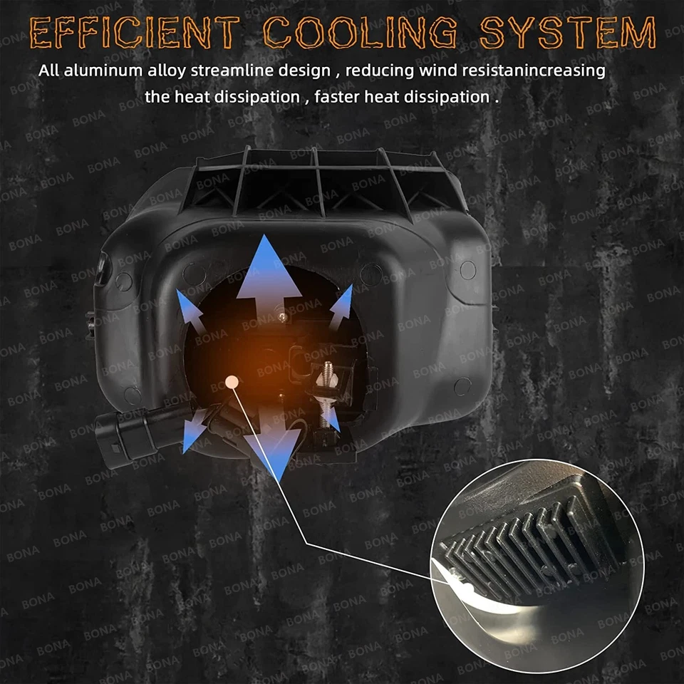 For 2003-2007 Chevy Silverado Avalanche LED Fog Lights Bumper Lamps with DRL - Изображение 4 из 4