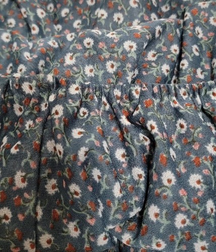 Bella Gonna Vintage S Trasparente Cottagecore Donna Abbigliamento Floreale Con Pizzo Piccolo - Foto 3 di 3