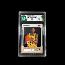 2007-08 Fleer Rookie Kevin Durant #212 (RC) HGA 9.5 GEM MINT