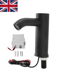 Elegant Touchless Sink Faucet - Automatic Motion Sensor, Black Stainless Steel