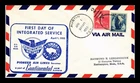 US COVER FIRST DAY INTEGRATED SERVICE AUSTIN TEXAS AIR MAIL PIONEER CONTINENTAL