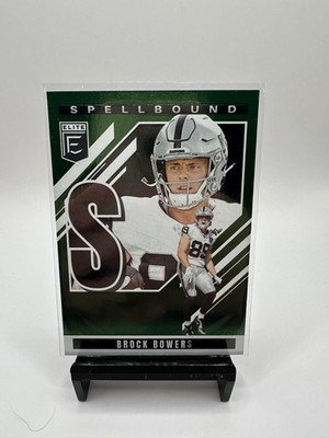 2025 Donruss Elite #25 Brock Bowers Spellbound Green S A15