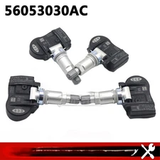 Set 4 68252495AC Tire Pressure Sensor TPMS For Cherokee Dodge Jeep Grand SRT New