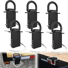 Stake Pocket D Rings 6Pcs 18000Lbs Heavy Duty D-Ring Tie Downs for Utility Trail