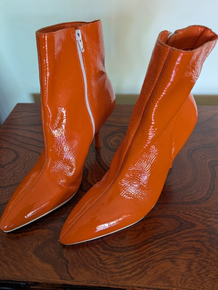 Esprit Orange Glow Women's Boots Size 8M - Image 2 of 4