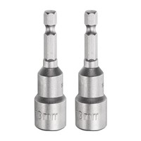"2X 13Mm 1/4\" Sechskant-Magnetbohrer 2.56\" FüR StecknüSse"