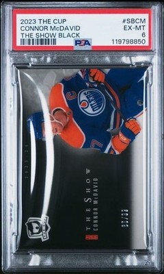 2022-23 Upper Deck The Cup The Show Black Connor McDavid /99 Edmonton Oilers