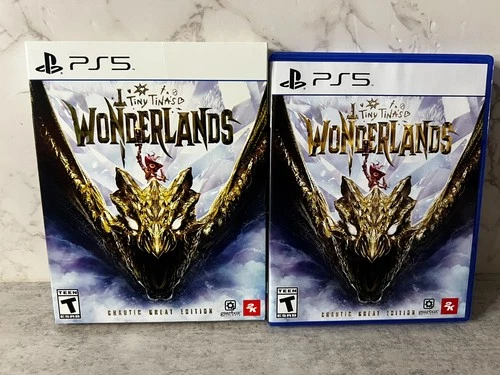 New ListingTiny Tina's Wonderlands Chaotic Great Edition Sony PS5 2022 W/ Slip Cover CIB