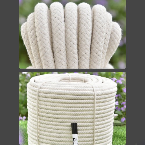 Easy to Use White CoreSpun Cotton Rope Drawstring for Clothing Accessories - Picture 2 of 12