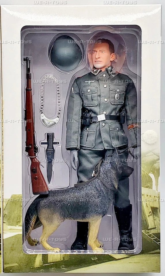 Juego de figuras Dragón Segunda Guerra Mundial Frente Oriental 1943 Feldgendarm Gustav con perro Kaiser 70037 Foto 4 de 4