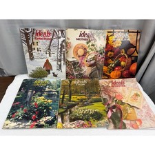 Vintage Ideals Magazine Lot of 6 Christmas Easter Thanksgiving Valentine Country
