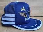 Vintage Sports-Time "Bikin Time" 3 Stripe Trucker Hat Cap Snapback 1980s Minty!! — photo 9