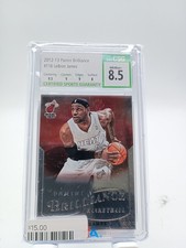LeBron James 2013 Panini Brilliance CSG 8.5