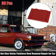 36pcs 7 x 100mm EVA Paintless Dent Repair Hot Melt Glue Sticks Red Universal 0.25 per stick