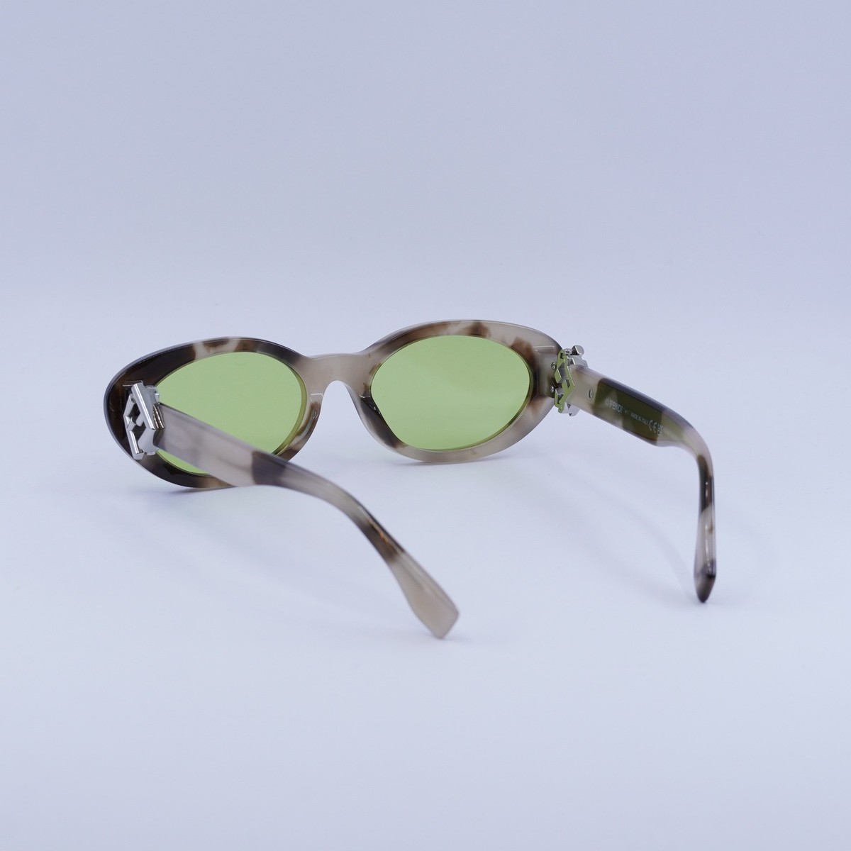 NEW FENDI SUNGLASSES HAVANA OVAL WOMEN EYEWEAR FENDI FE40140U 56N Sunglasses FENDI Ff diamonds FE40140U 56V 53-18 Tortoise in  main image 4