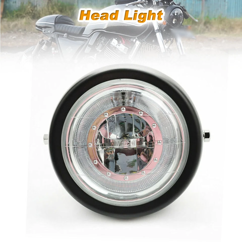 Conjunto de faros faros luz de cabeza de motor negro para Ducati Monster 797 Foto 3 de 4