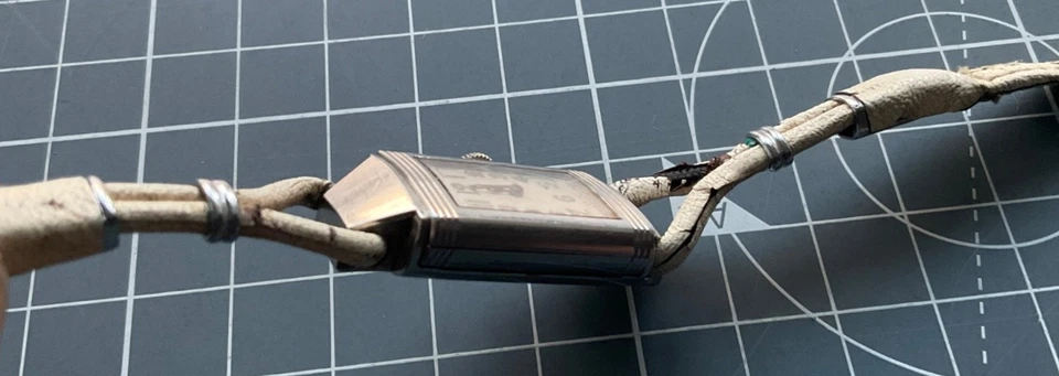 Raro Reloj Reverso Damas Lisica S.A Movimiento para Restauración Foto 3 de 4