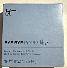 IT Cosmetics Bye Bye Pores Blush Je Ne Sais Quoi Natural Pink 0.192 oz. NEW