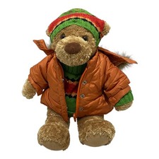Eddie Bauer 2005 14 Teddy Bear Collectible Plush With Down Coat Jacket