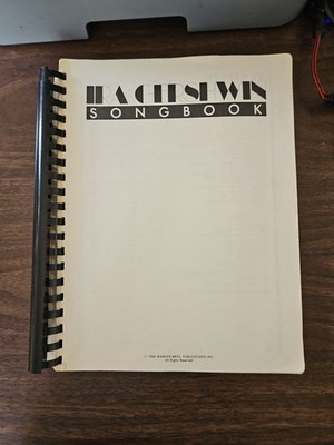 Gershwin Songbook Ira Gershwin Warner Bros Piano Vocal Cover Missing