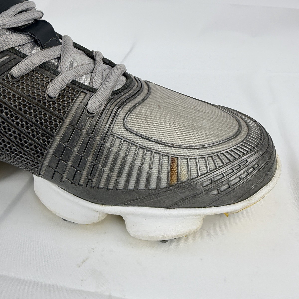 FootJoy HyperFlex Grey Charcoal Spiked Golf Shoes 51036 Mens 8.5 M Mens Footjoy Hyperflex II FTF 2.0 Gray Spiked Golf Shoes  main image 2