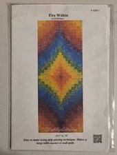 Castilleja Cotton "Fire Within" Quilt Pattern 29½ x 78 Quilting Sew Table Runner