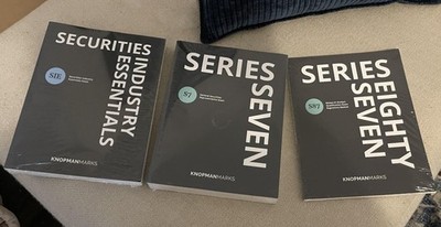 Knopman Marks - Series 7,  Series 87 and Security Industry Essentials Exam - NEW