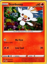 Scorbunny SWSH071 SWSH: Sword & Shield Promo Cards Pokemon NM Holo