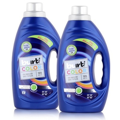burti color Feinwaschmittel 1,45L - Für farbige & bunte Textilien (2er Pack)