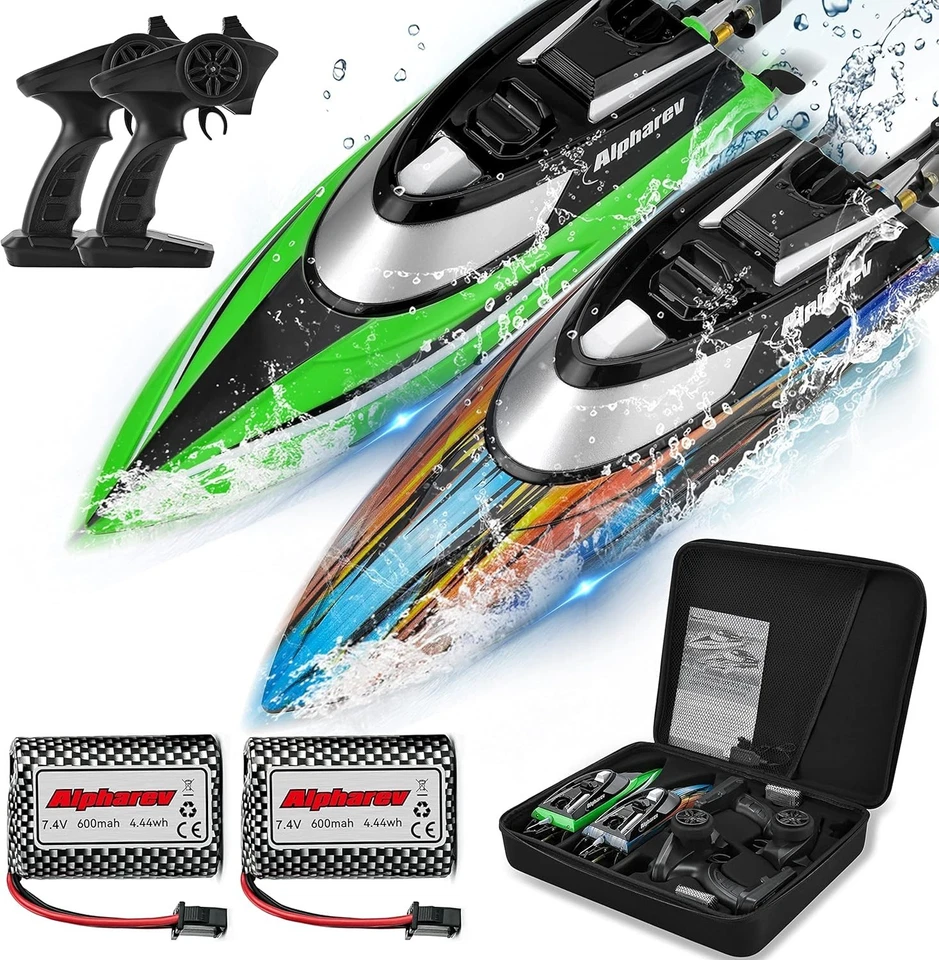 20+ MPH Remote Control Racing Boat with Storage Case - Perfect Summer Gift - Image 3 of 4