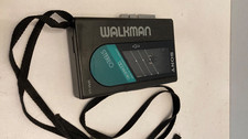 Sony Walkman WM-24 Vintage Stereo Cassette Player Powers On, Plays, AS IS