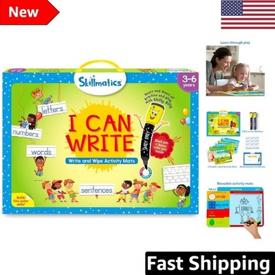 I Can Write: Reusable Educational Toy for Ages 3-6 - Enhance Literacy Skills