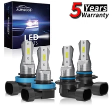 For Ford Transit-150 250 350 2015-2020 4x LED Headlights Bright Bulbs Hi/Lo Beam