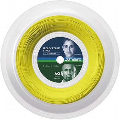 YONEX Tennis String Polytour Pro 115 200m Flash Yellow 557 1.15mm PTP115R2NEW