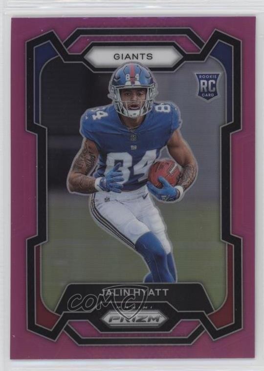 2023 Panini Prizm Rookies Pink Prizm Jalin Hyatt #378 o8g